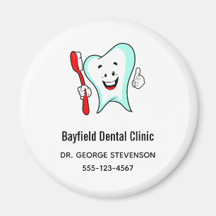 Íman Dente feliz com cuidado dentário