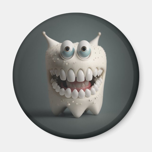 Íman Dentes dos dentes, ímã (Frente)