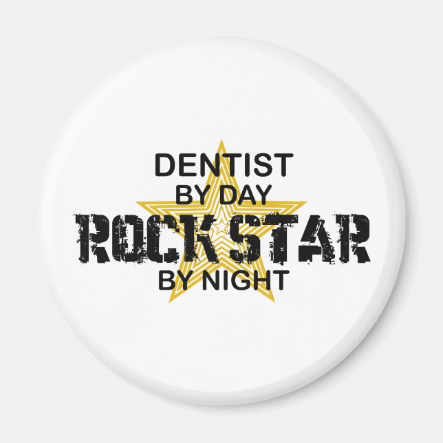 Íman Dentist Rock Star por Noite (Frente)