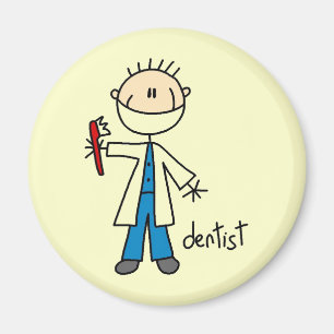 Íman Dentista Boneco de Palito