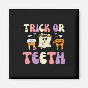 Íman Dentista De Halloween Ou Dentes De Dente De Dente