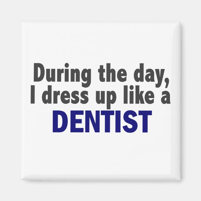 Íman Dentista Durante O Dia (Frente)