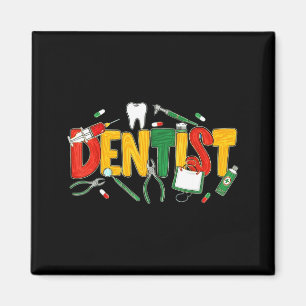 Íman Dentista Enfermeira Negra Mágica Mês da História N