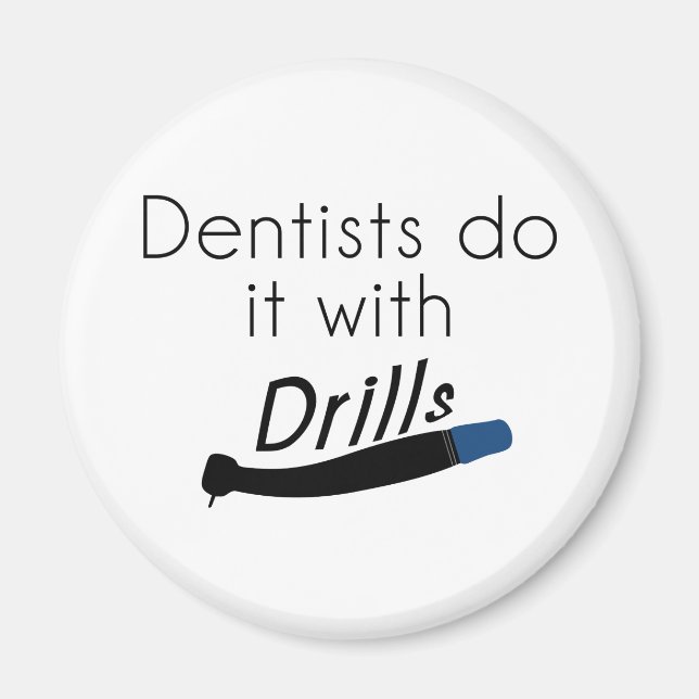 Íman Dentistas Fazem com brocas (Frente)