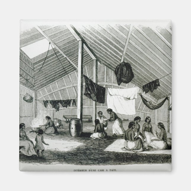 Íman Dentro a Tahitan Hut (Frente)