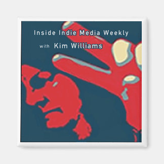 Íman Dentro Indie Media Weekly Square Magnet