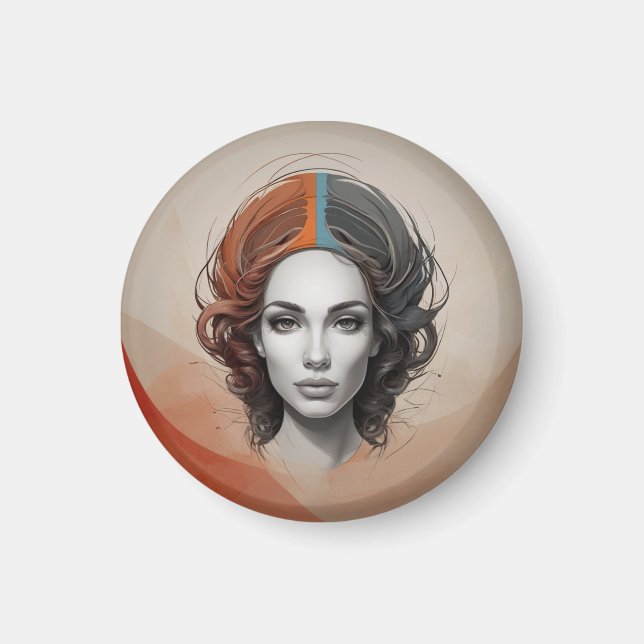 Íman dentro out vivid girl (Frente)