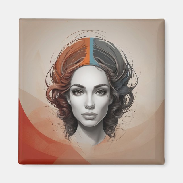 Íman dentro out vivid girl (Frente)