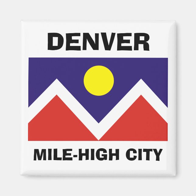 Íman Denver, Colorado Flag (Frente)