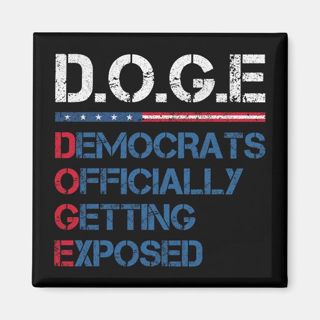 Íman Departamento De Eficiência Do Governo DOGE (Frente)