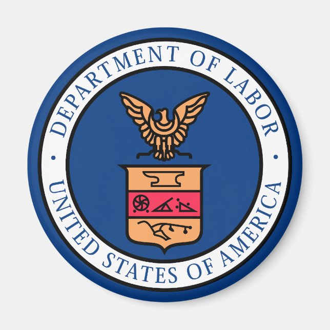 Íman Departamento do Trabalho (Frente)