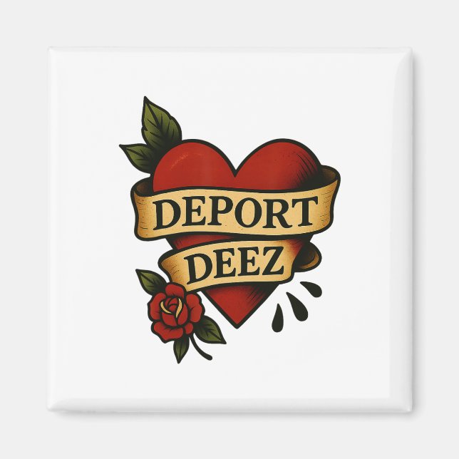 Íman Deport Deez Ice Deportação Protesto Imigração Ca (Frente)