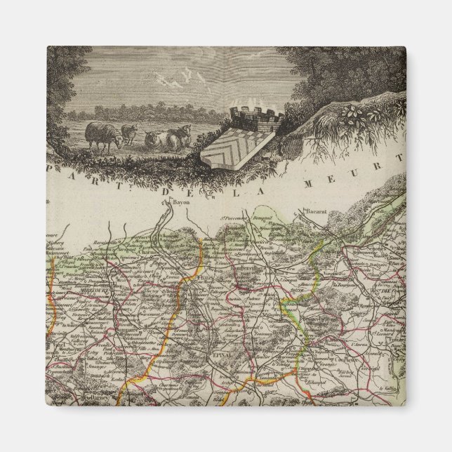 Íman Dept Vosges (Frente)