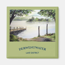Íman Dergo Water Keswick England Watercolor Painting