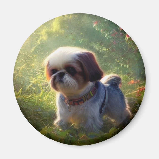 Íman Derpy Shih Tzu Magnet (Frente)