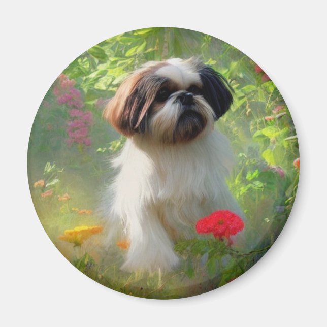 Íman Derpy Shih Tzu Magnet (Frente)
