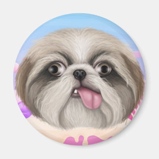 Íman Derpy Shih Tzu Magnet