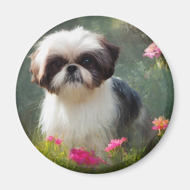 Íman Derpy Shih Tzu Magnet (Frente)