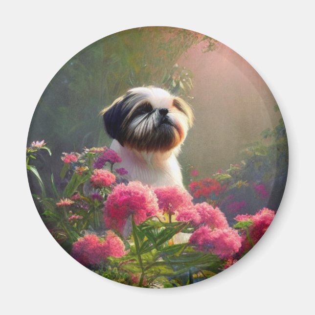Íman Derpy Shih Tzu Magnet (Frente)