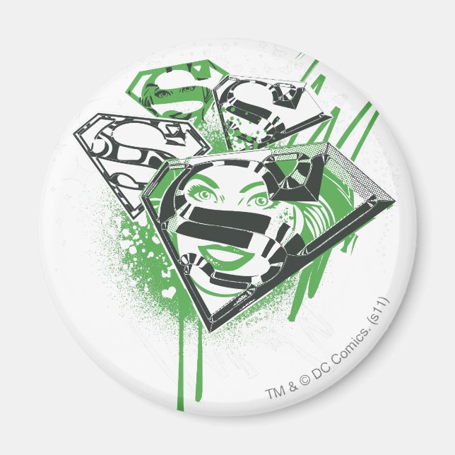 Íman Derramares Verdes Supergirl (Frente)