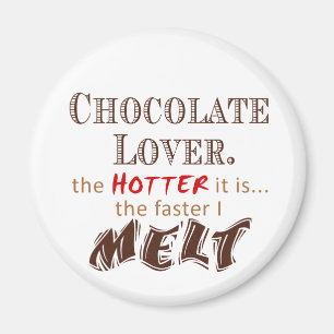 Íman Derretimento do chocolate