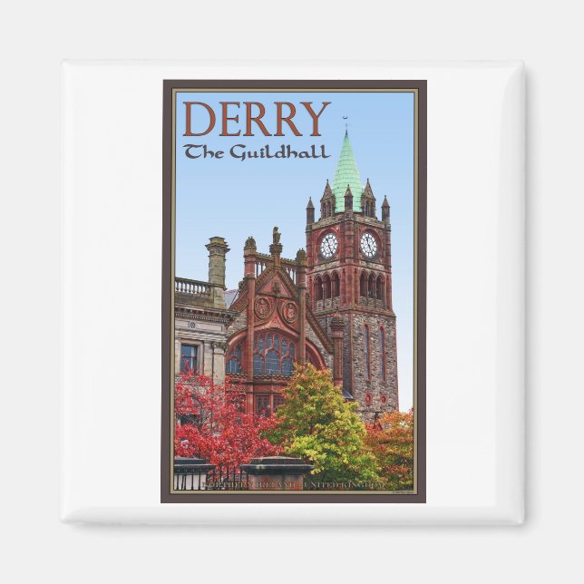 Íman Derry - O Guildhall (Frente)
