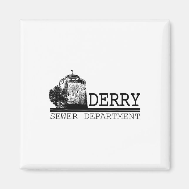 Íman Derry Sewer Department (Frente)