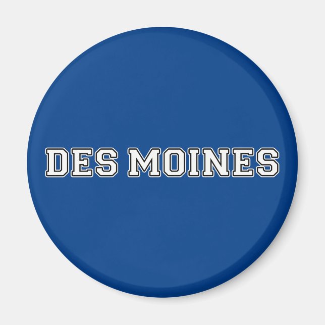 Íman Des Moines Iowa (Frente)