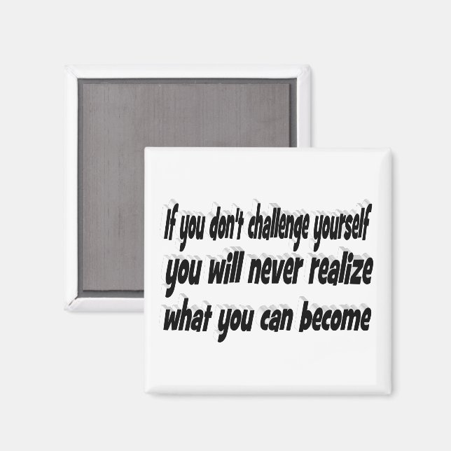 Íman Desafie a sua citação motivacional (Front/Back)