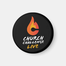 Íman DESAFIO DA IGREJA LIVE Orange Flamed C Black