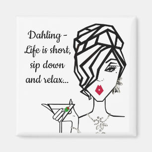 Íman "Desça e relaxe..."