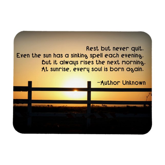 Íman Descanse, Mas Nunca Sair (Horizontal)