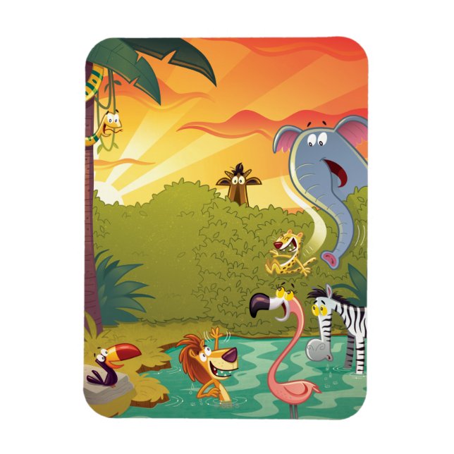 Íman Descer Ao Sol No Buraco De Água (Vertical)