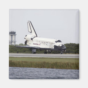 Íman Descoberta do vaivém espacial na pista de