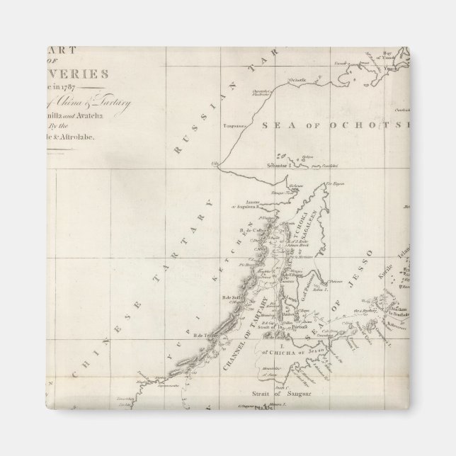 Íman Descobertas feitas em 1787 nos mares da China (Frente)