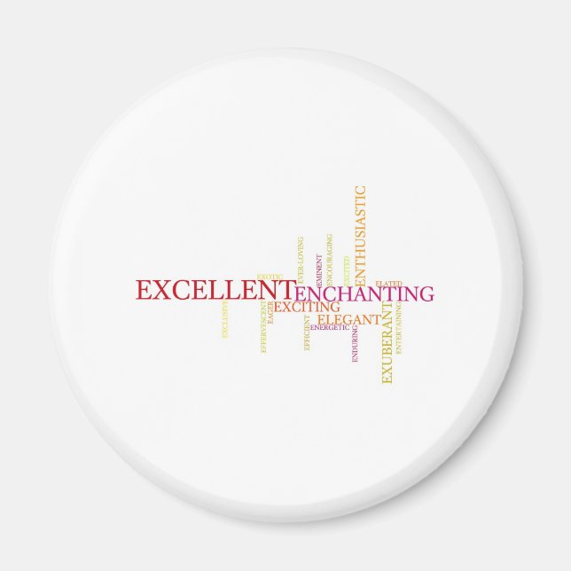 Íman Descreva com Adjetivos - E (Frente)