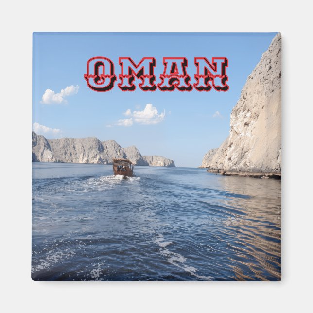 Íman Descubra a beleza majestosa da costa de Oman (Frente)