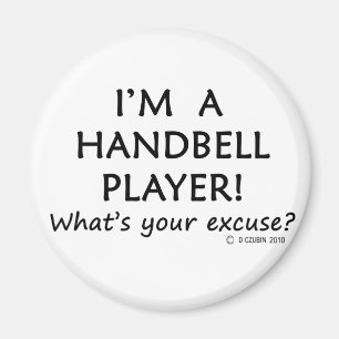 Íman Desculpa do jogador do Handbell