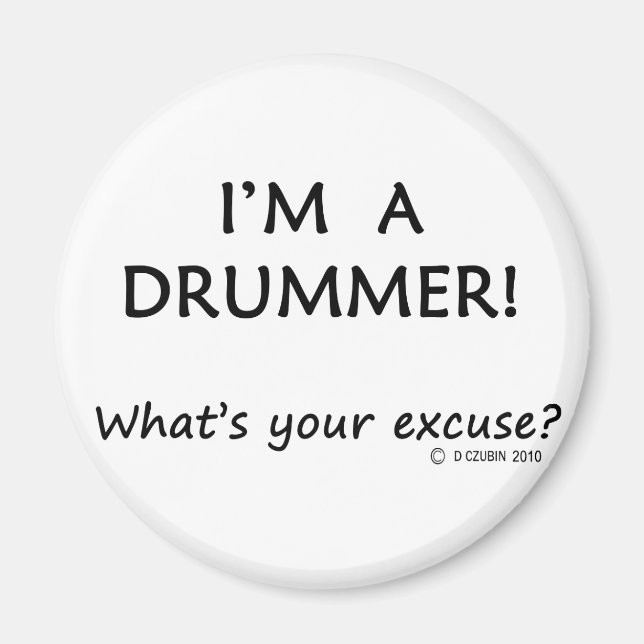 Íman Desculpe Drummer (Frente)
