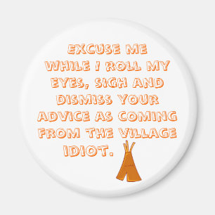 Íman Desculpe-me quando eu rolar meus olhos