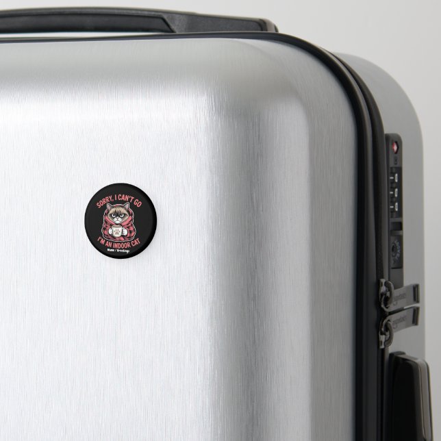 Íman Desculpe, não posso ir. Sou um gato engraçado. (In Situ (Luggage))