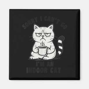 Íman Desculpe, Não Posso Ir, Sou um Gato Indoor Meme de