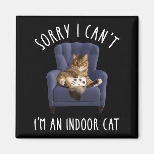 Íman Desculpe, não posso. Sou um gato interior.