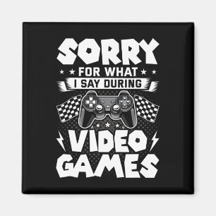 Íman Desculpe Pelo Que Eu Digo Durante Video Games Víde