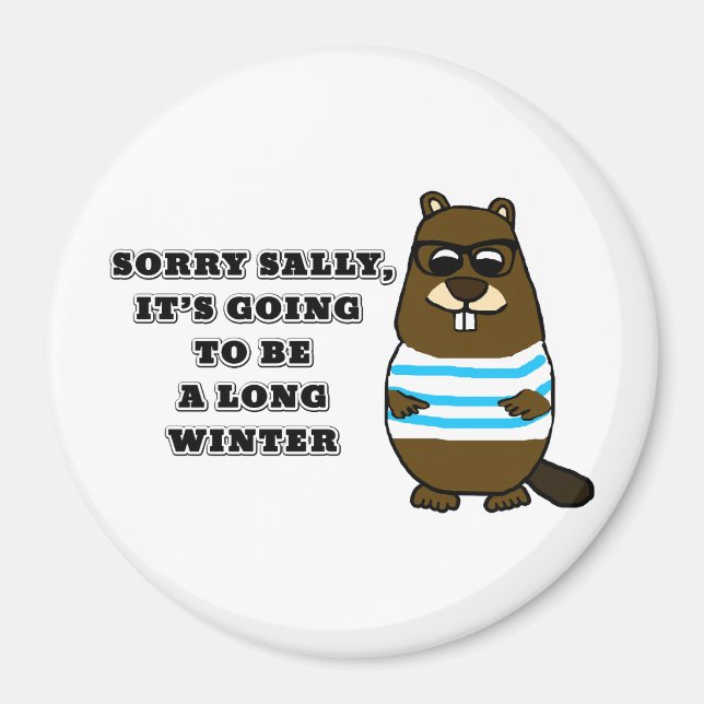 Íman Desculpe Sally, Long Winter (Frente)