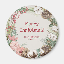 Íman Desejo-vos uma feliz planta de natal Boho