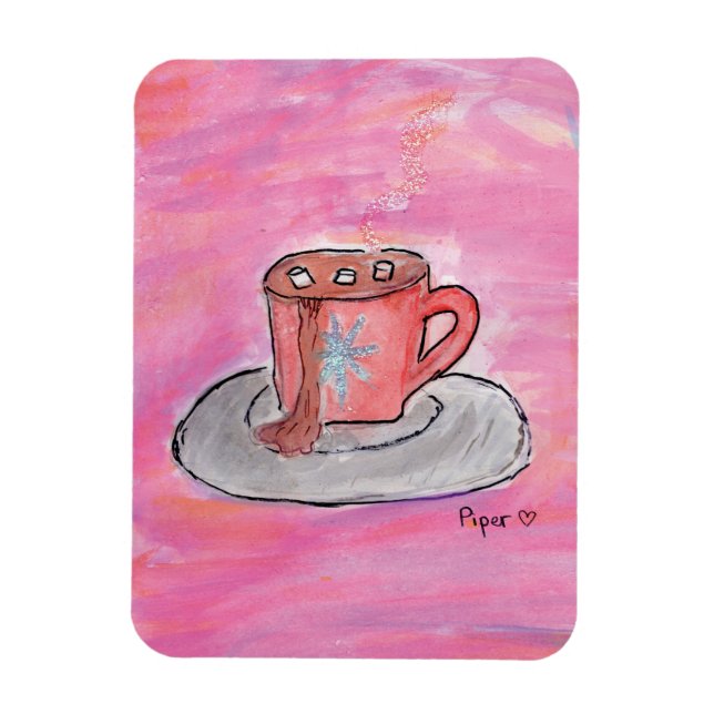 Íman Desejos quentes de COColato - Crianças Arte para C (Vertical)