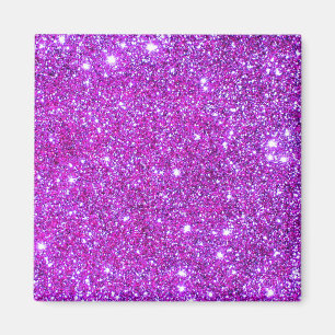 Íman Desenhista Glam Sparkly roxo cor-de-rosa do brilho