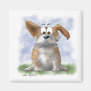 Íman Desenho Animado de Corgi Fofo