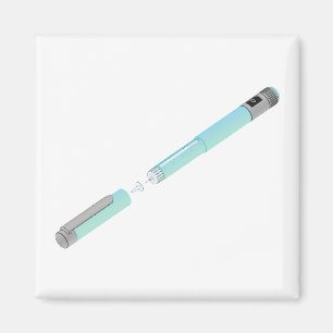 Íman Desenho da caneta de insulina